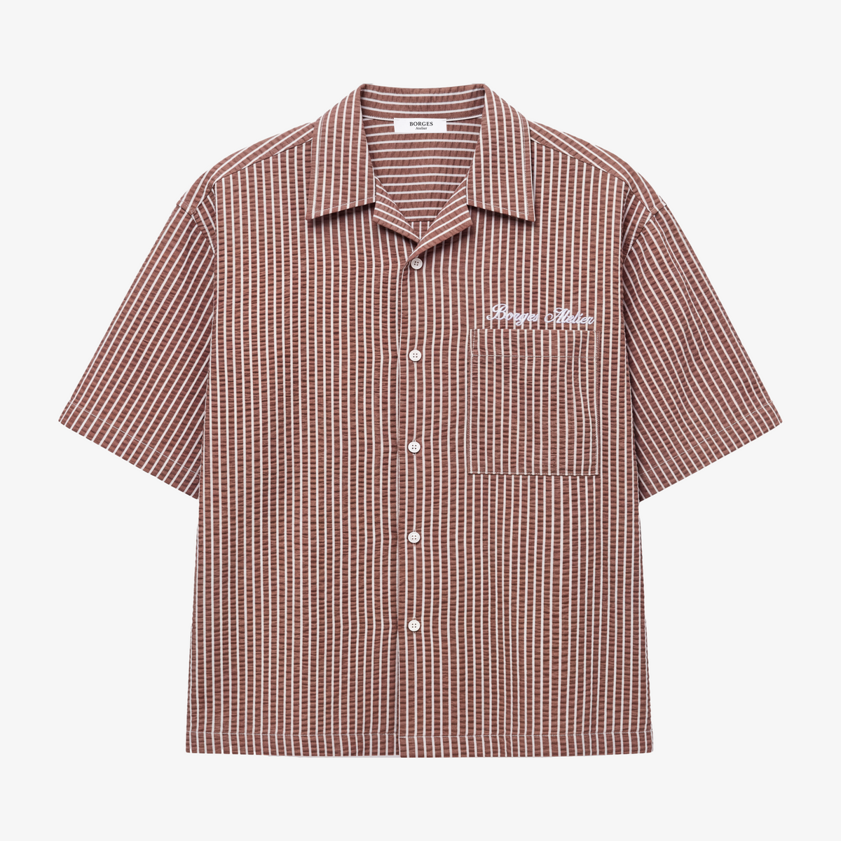 S2 - The Terracotta Seersucker Shirt