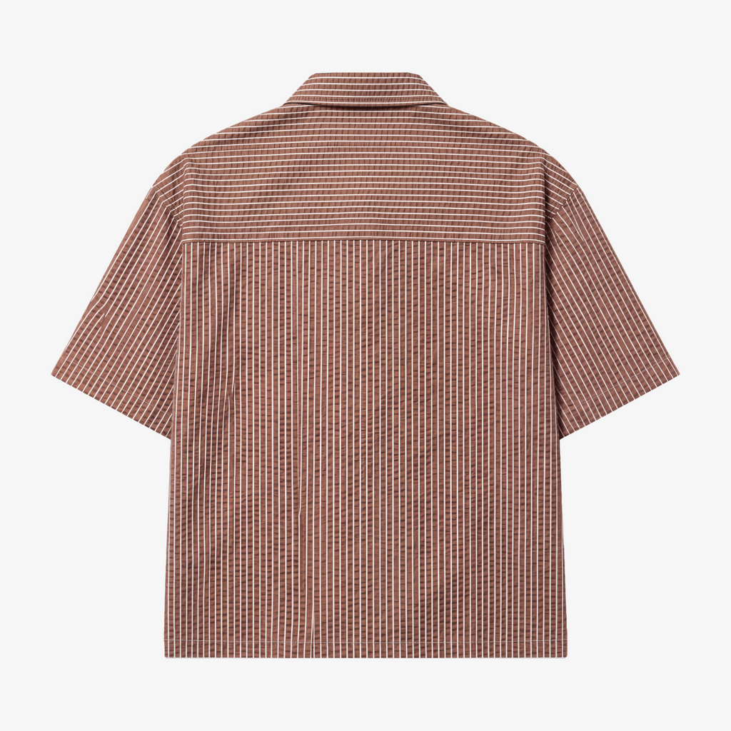 S2 - The Terracotta Seersucker Shirt